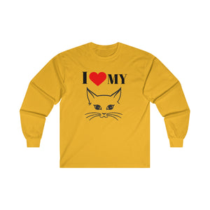 I Love My Cat Ultra Cotton Long Sleeve Tee