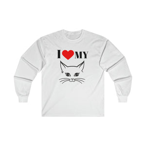 I Love My Cat Ultra Cotton Long Sleeve Tee