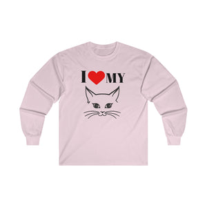 I Love My Cat Ultra Cotton Long Sleeve Tee