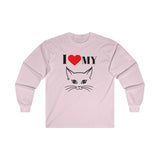 I Love My Cat Ultra Cotton Long Sleeve Tee