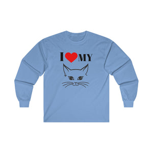 I Love My Cat Ultra Cotton Long Sleeve Tee