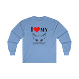 I Love My Cat Ultra Cotton Long Sleeve Tee