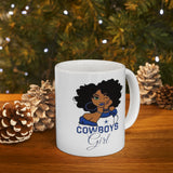 Dallas Cowboys Girl Ceramic Mug 11oz