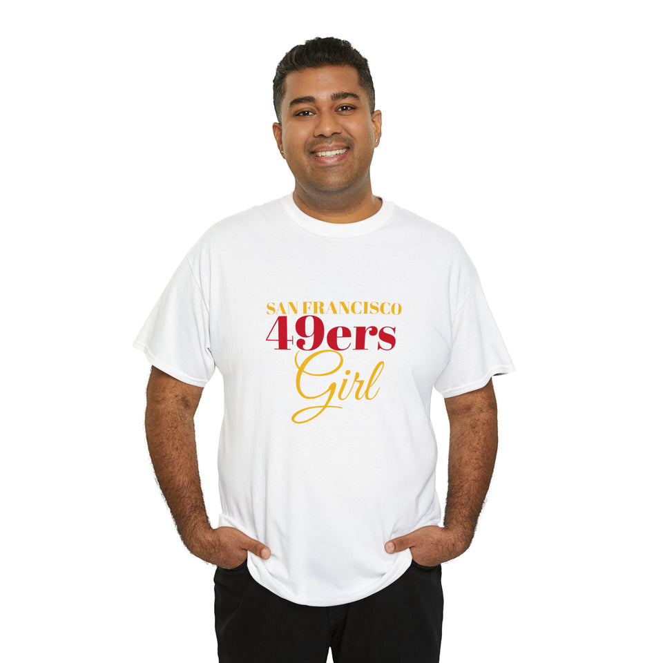 San Francisco 49ers Girl Unisex Heavy Cotton Tee