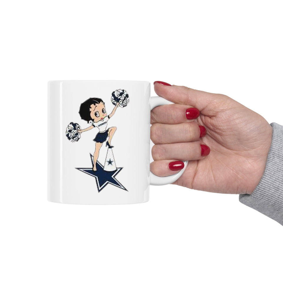 Dallas Cowboys Betty Ceramic Mug 11oz