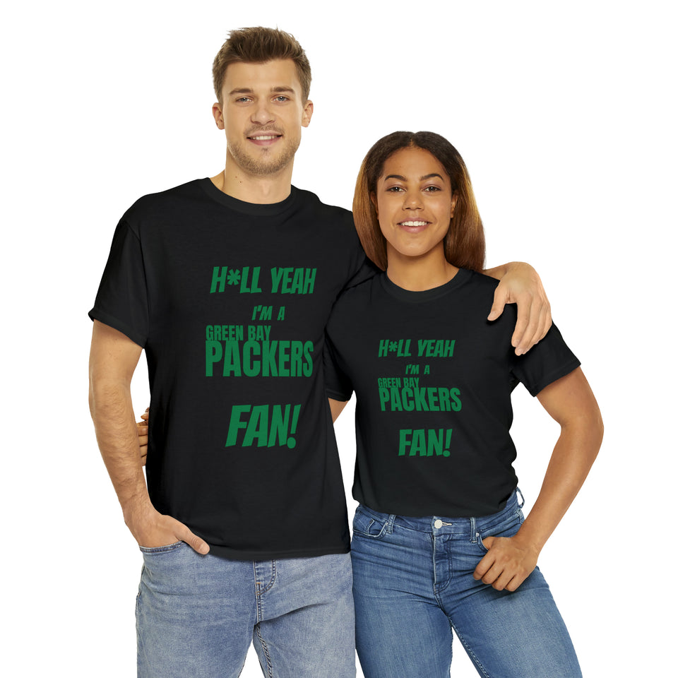 Green Bay Packers Football Unisex Heavy Cotton Tee