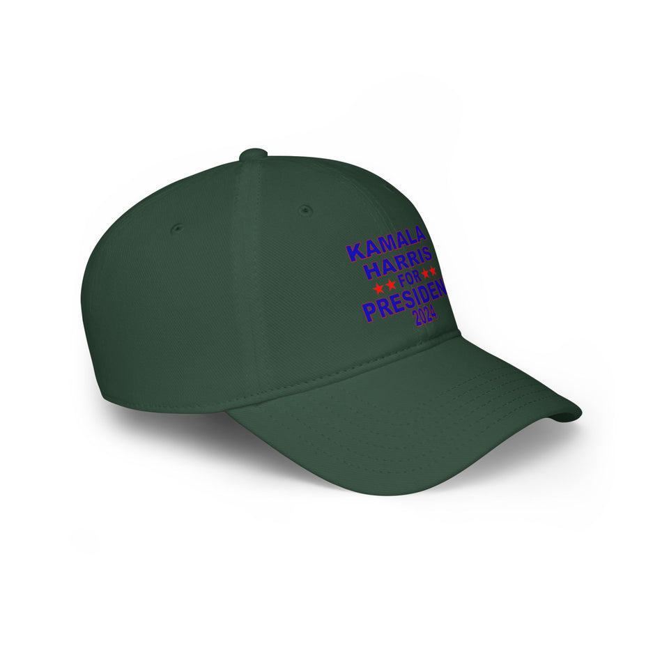 Kamala Harris for President Low Profile Baseball Cap