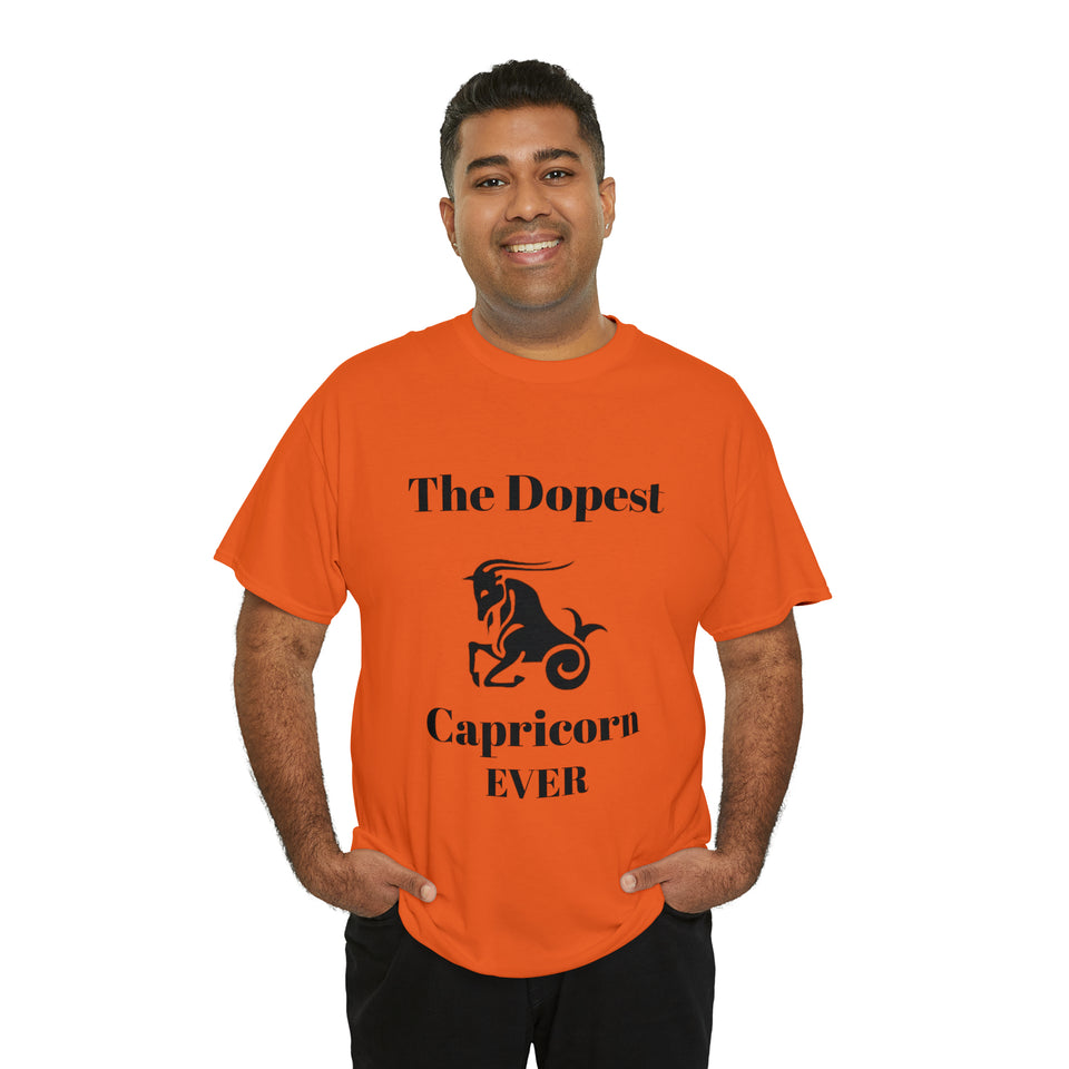 The Dopest Capricorn Ever Unisex Heavy Cotton Tee