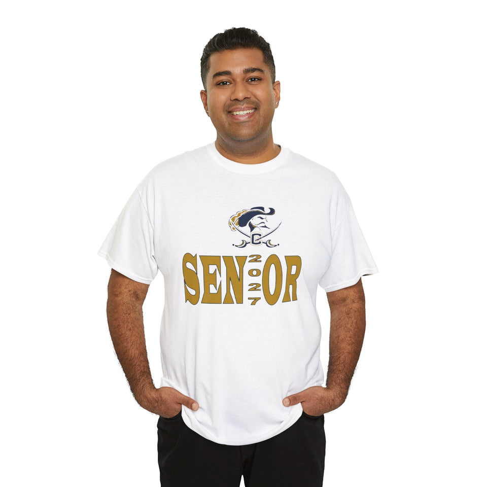 Cuthbertson HS Senior 2027 Unisex Heavy Cotton Tee