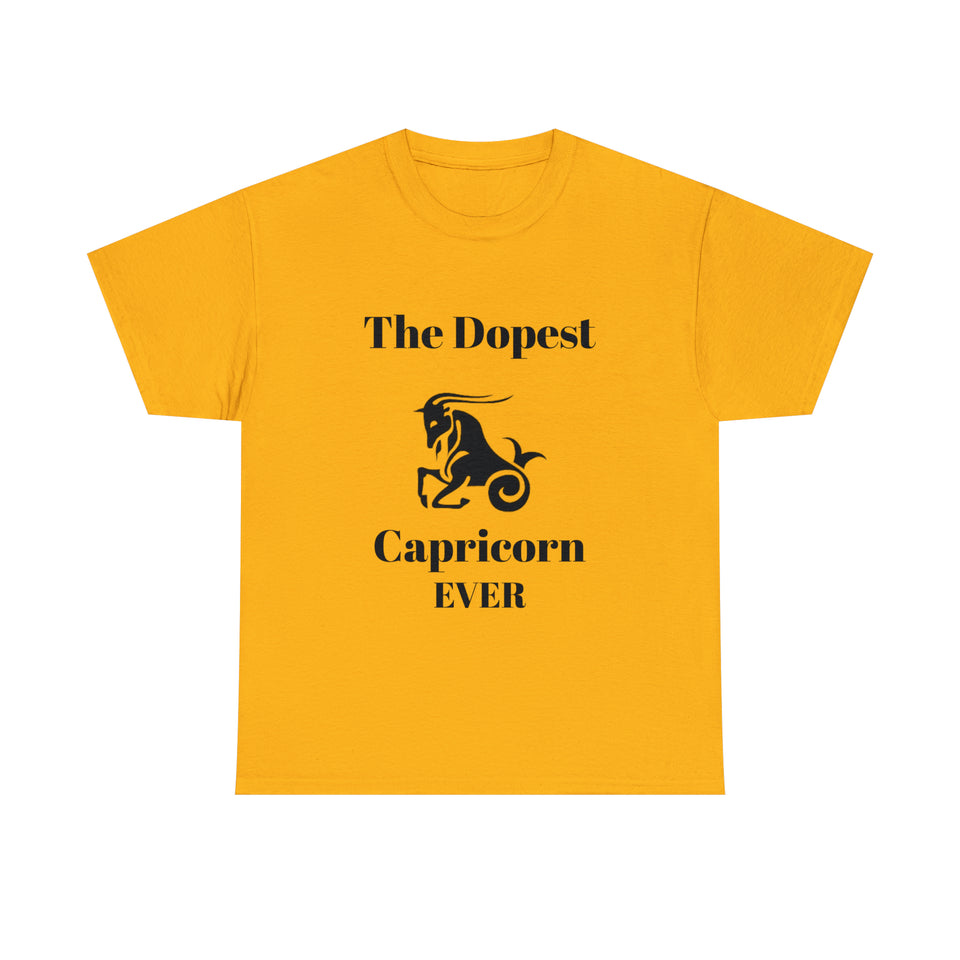 The Dopest Capricorn Ever Unisex Heavy Cotton Tee