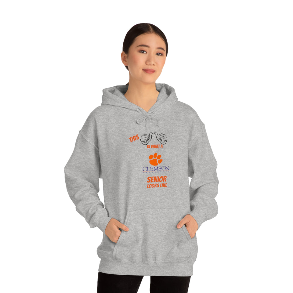 This Is What A Clemson Senior Looks Like Unisex Heavy Blend™ Hooded Sweatshirt