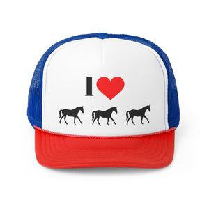 I Love Horses Trucker Caps