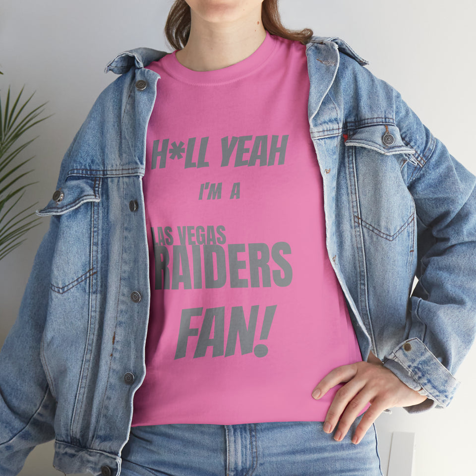 Las Vegas Raiders Football Unisex Heavy Cotton Tee
