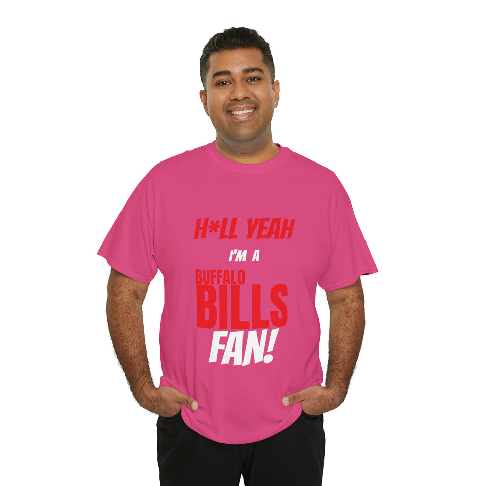Buffalo Bills Football Unisex Heavy Cotton Tee
