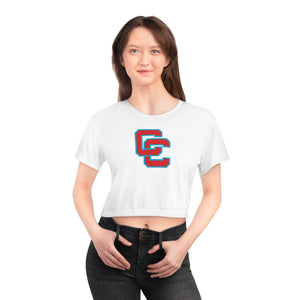 Charlotte Catholic Crop Tee (AOP)