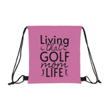 Golf Mom Life Outdoor Drawstring Bag