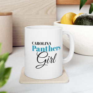 Carolina Panthers Girl Ceramic Mug 11oz