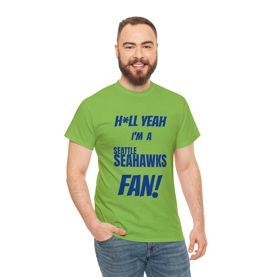 Seattle Seahawks Football Unisex Heavy Cotton Tee