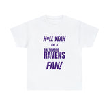 Baltimore Ravens Football Unisex Heavy Cotton Tee