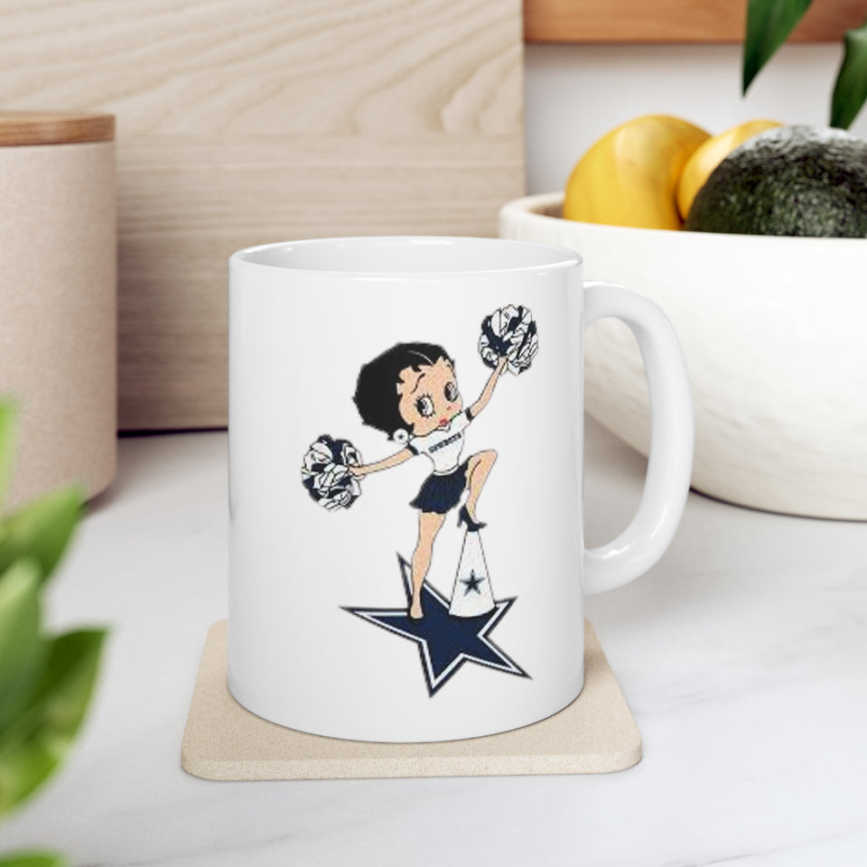 Dallas Cowboys Betty Ceramic Mug 11oz