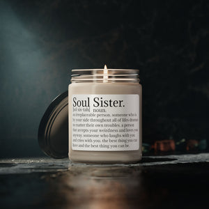 Soul Sister Scented Soy Candle, 9oz