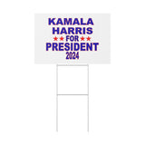 Kamala Harris for President Plastic Yard Sign