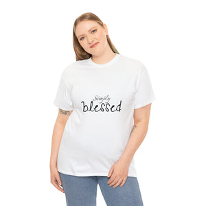 Simply Blessed Unisex Heavy Cotton Tee