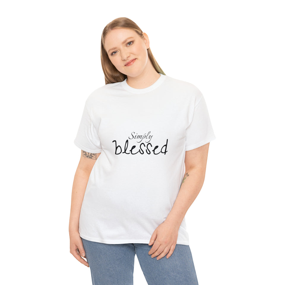 Simply Blessed Unisex Heavy Cotton Tee