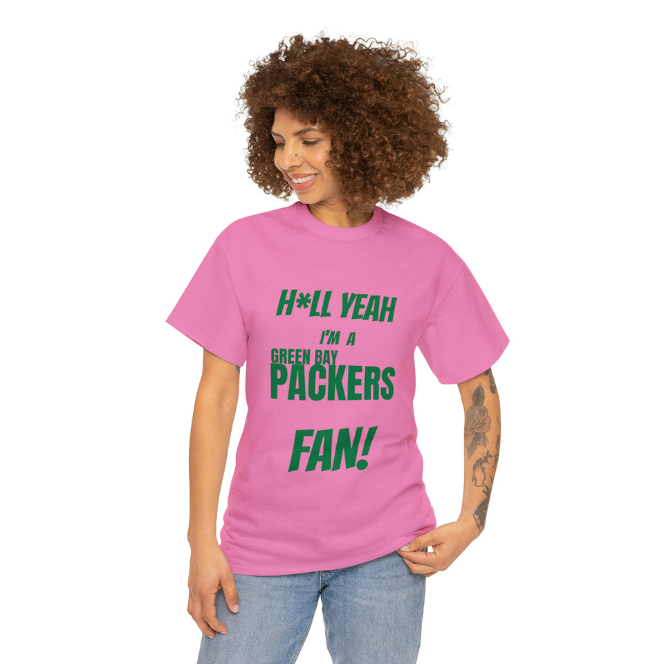 Green Bay Packers Football Unisex Heavy Cotton Tee