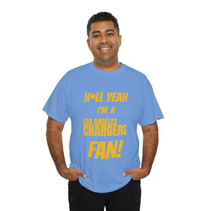 Los Angeles Chargers Football Unisex Heavy Cotton Tee