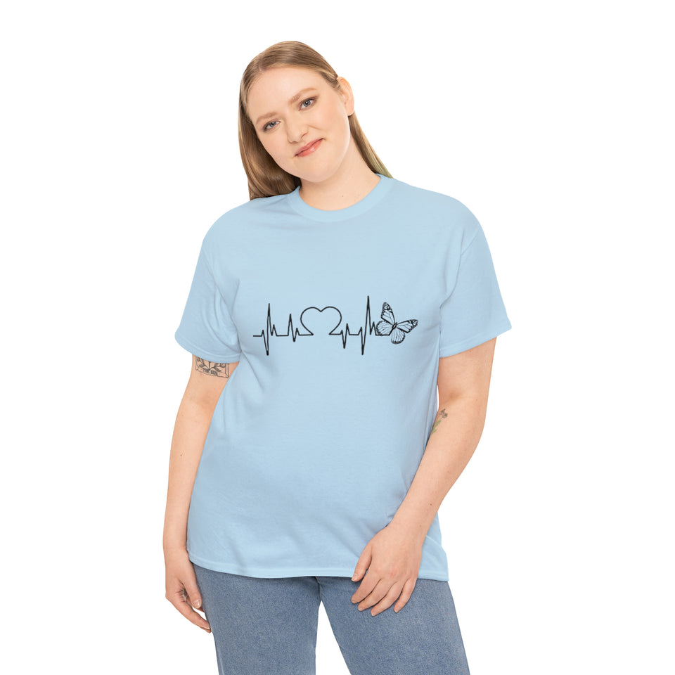 Love Butterflies Unisex Heavy Cotton Tee