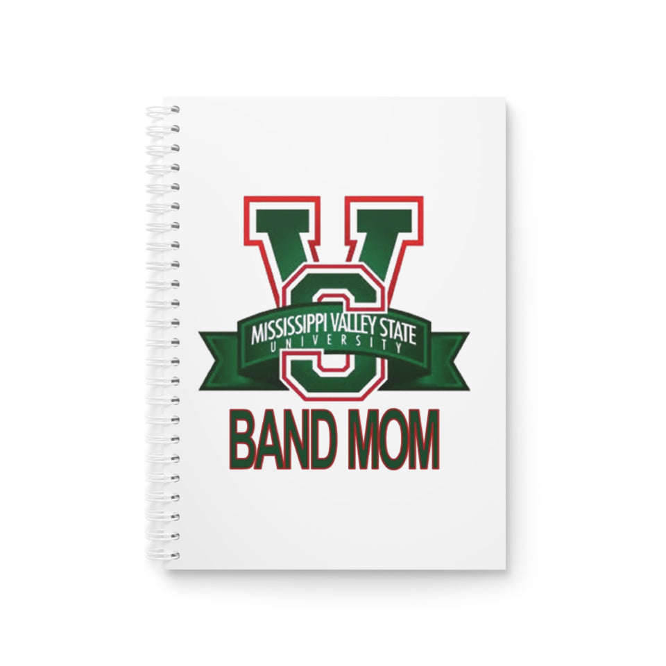 Mississippi Valley Band Mom Spiral Notebook