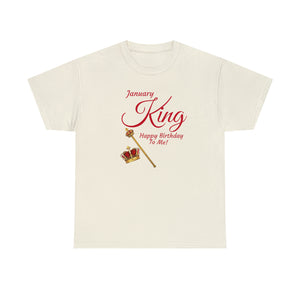 January King Unisex Heavy Cotton Tee