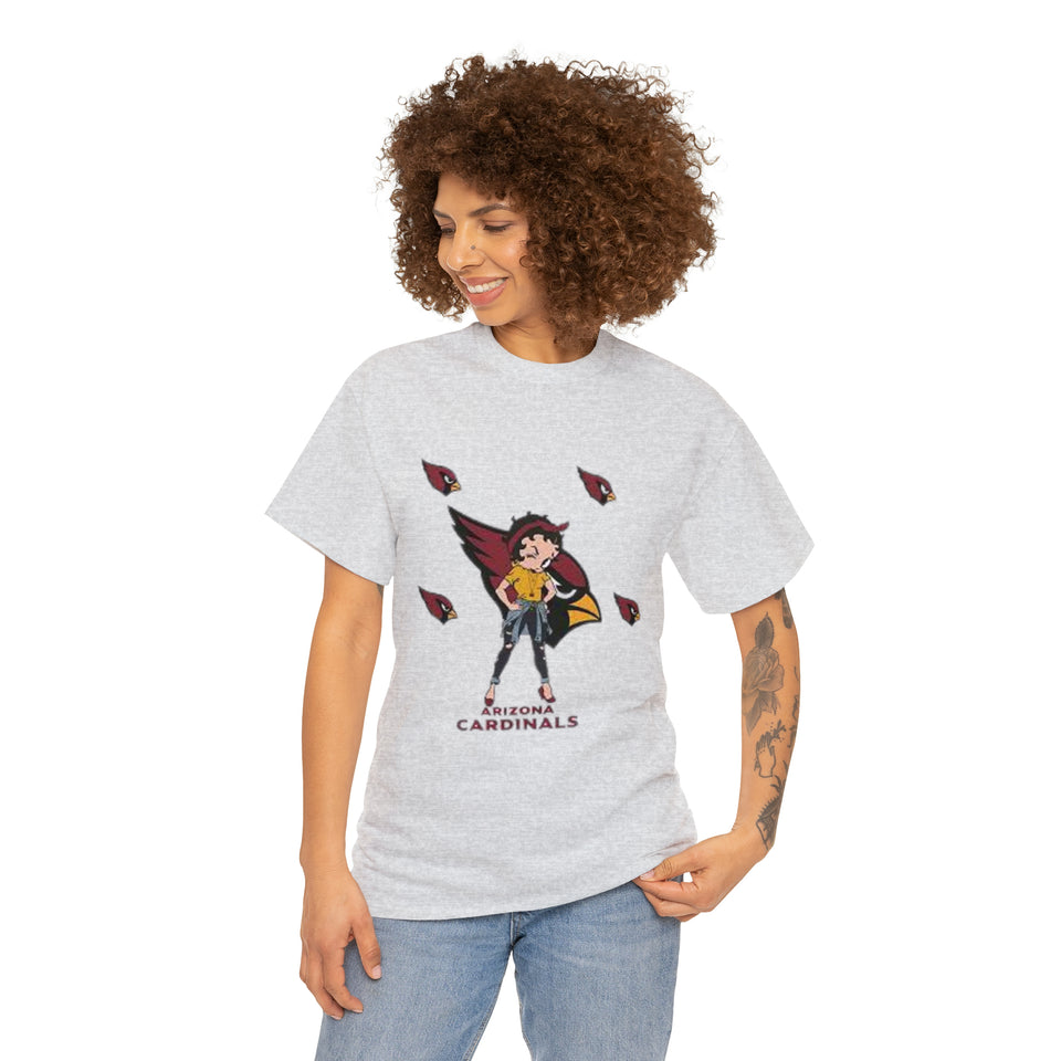 Arizona Cardinals Betty Unisex Heavy Cotton Tee