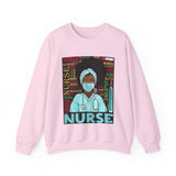Black Nurse Crewneck Sweatshirt