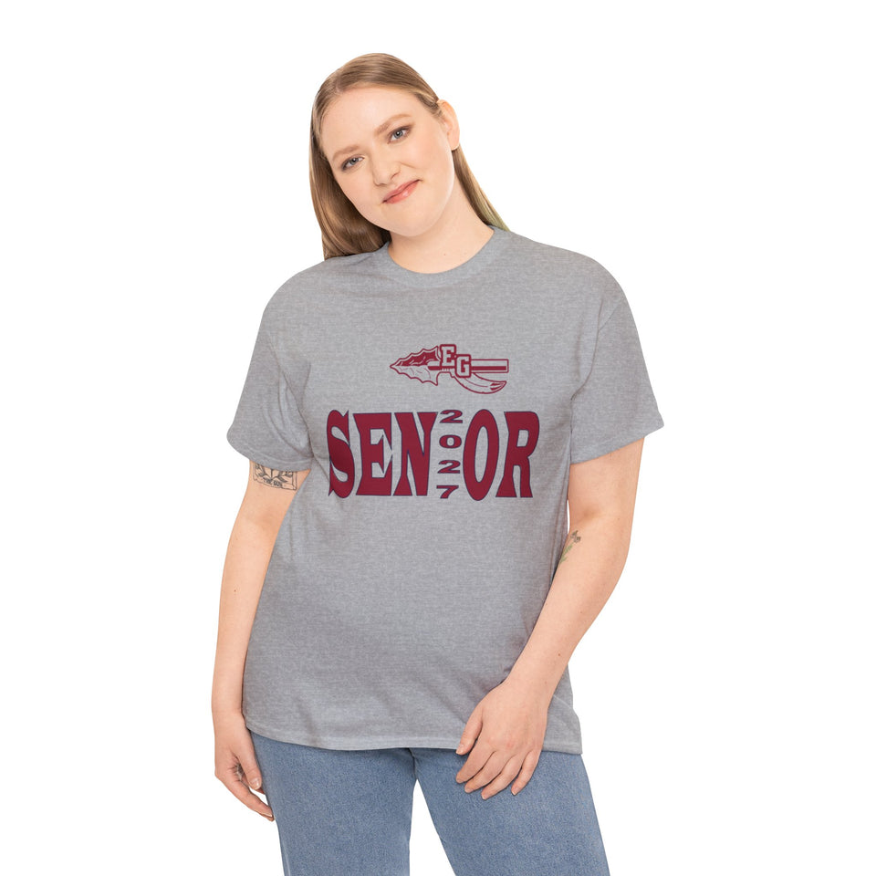 East Gaston HS Senior 2027 Unisex Heavy Cotton Tee