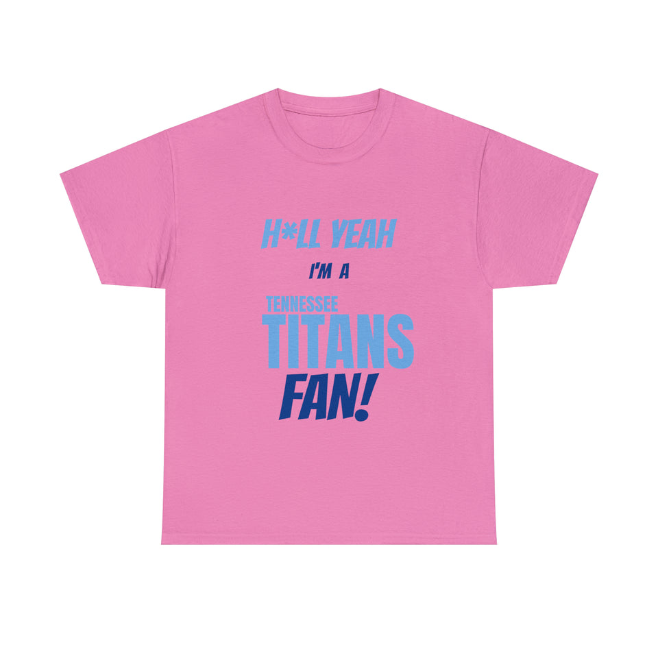 Tennessee Titans Football Unisex Heavy Cotton Tee