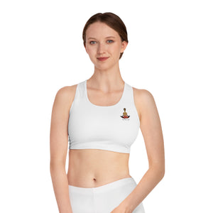 The Lotus Spot Sports Bra (AOP)