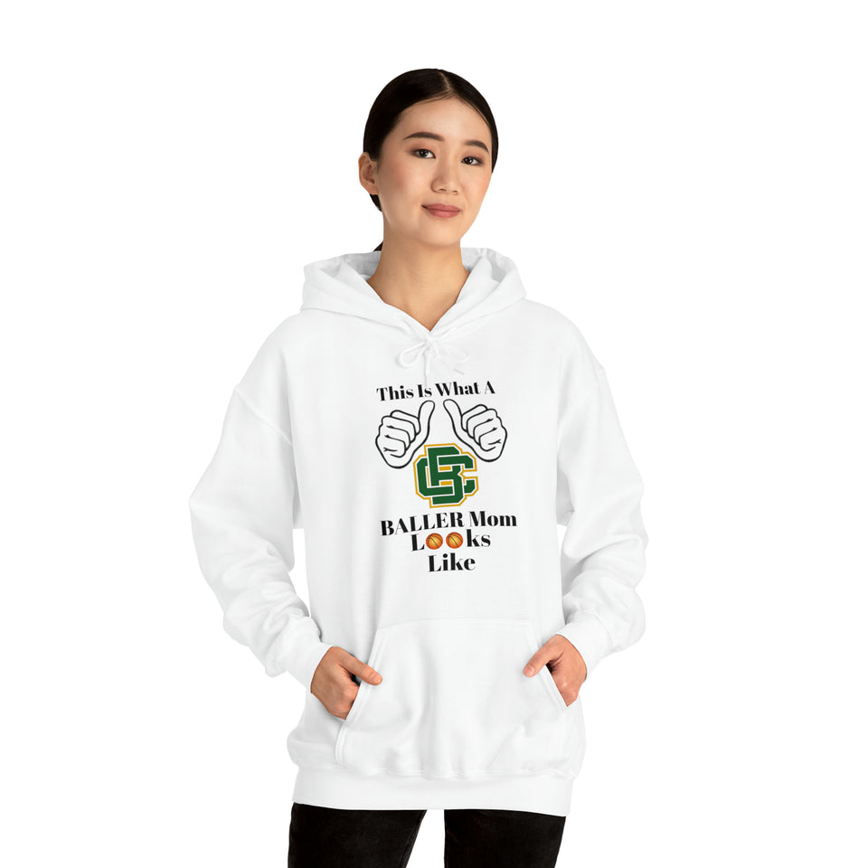 Bessemer City Baller Mom Unisex Heavy Blend™ Hooded Sweatshirt