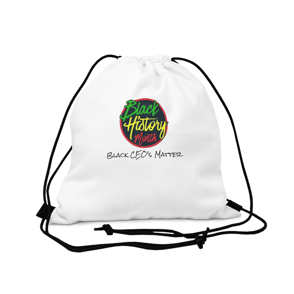 Black CEO's Matter Outdoor Drawstring Bag