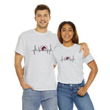 Winston Salem State University Heartbeat Unisex Heavy Cotton Tee