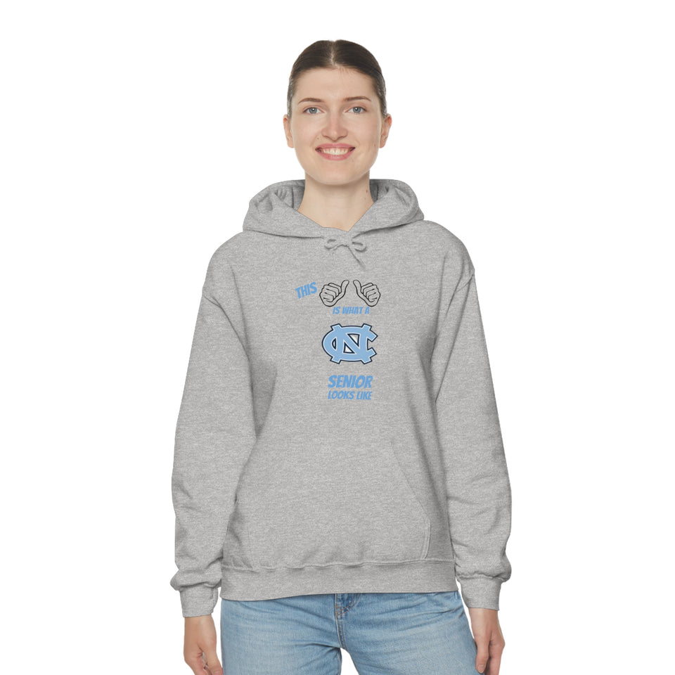 This Is What A Chapel Hill Senior Looks Like Unisex Heavy Blend™ Hooded Sweatshirt