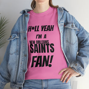 New Orleans Saints Football Unisex Heavy Cotton Tee