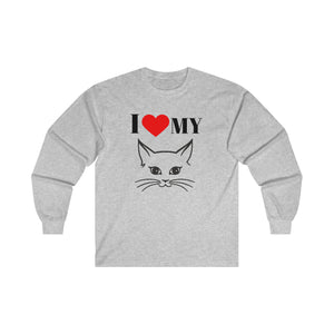 I Love My Cat Ultra Cotton Long Sleeve Tee