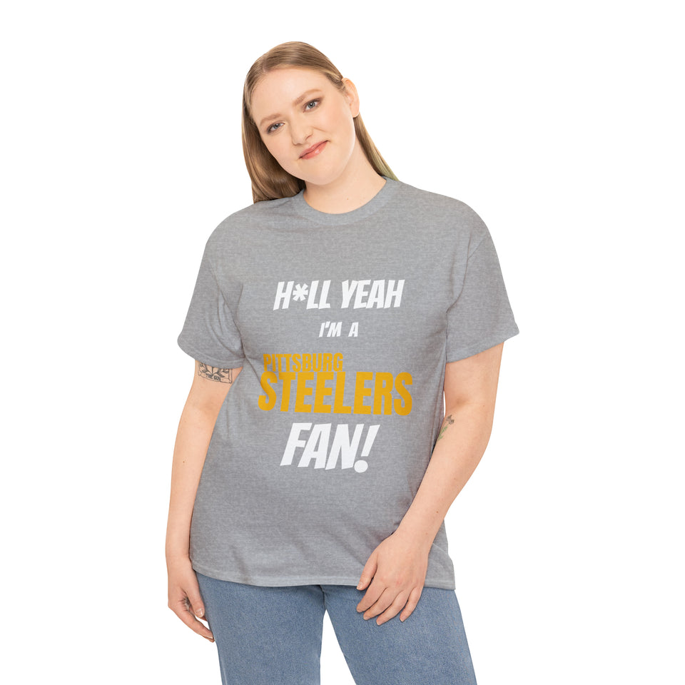Pittsburgh Steelers Football Unisex Heavy Cotton Tee