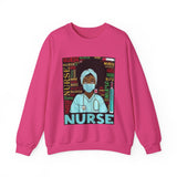 Black Nurse Crewneck Sweatshirt