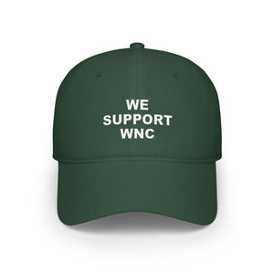 We Support WNC Low Profile Baseball Cap