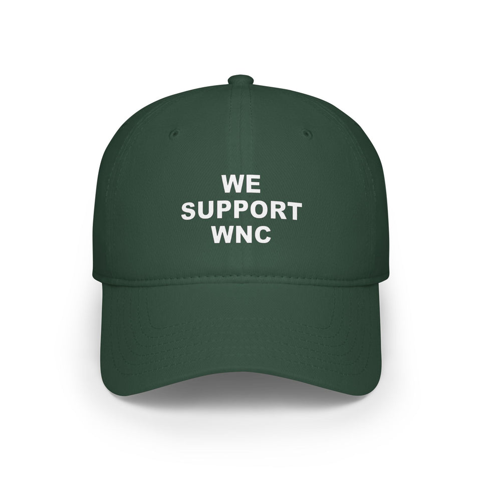 We Support WNC Low Profile Baseball Cap