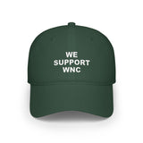 We Support WNC Low Profile Baseball Cap