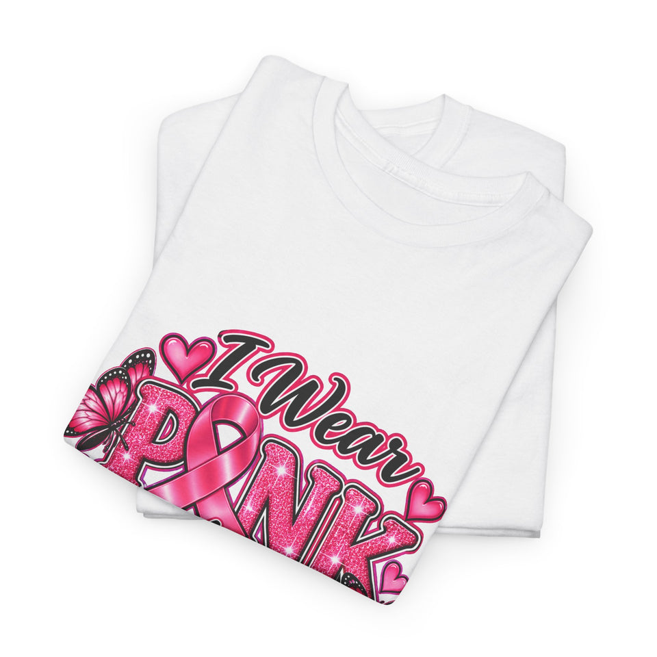 Breast Cancer Awareness Myself Unisex Heavy Cotton Tee